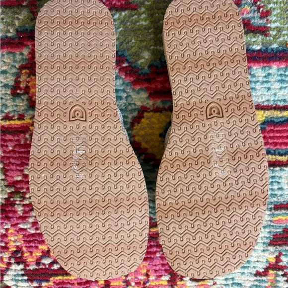 Rothy's Silver Braided Knot Slide Mules - Picture 2 of 3